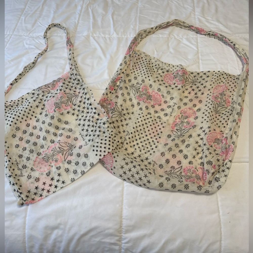 Free People (bundle) boho floral fabric shoulder bags. 2